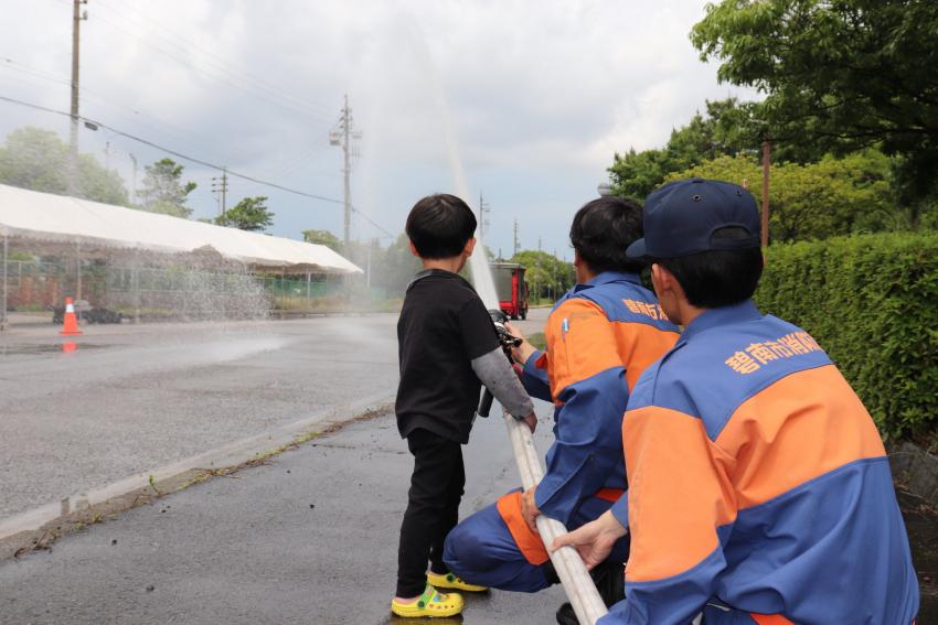 放水体験