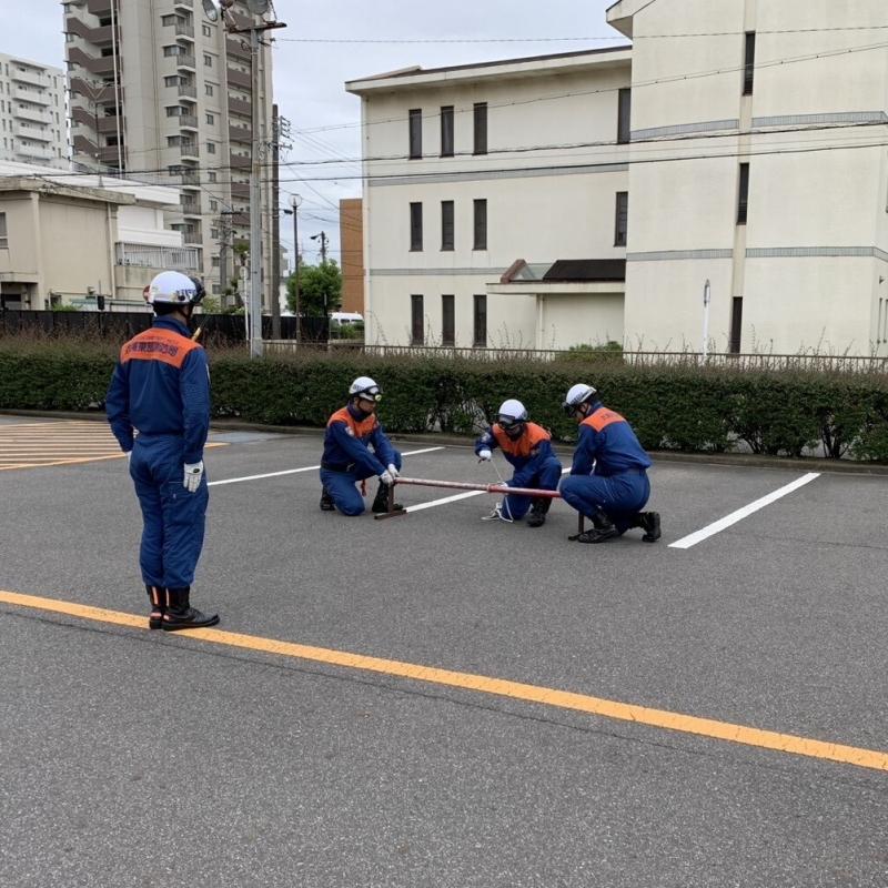 ロープ結索訓練